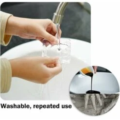 1 Pièces Transparente Pieds Adhésifs, Pu Patin Antidérapant Double Face Auto-Adhésif Pour Protection Pied De Table Chaise Canapé Meubles (70×500×5Mm) -Fispool Magasin 99373669 4