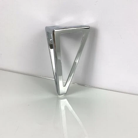 LECHUANG Lot De Pieds Meubles De Rechange, 15 Cm, Triangulaires, Pieds De Tables De Bricolage, Pour Les Chaises, Les Armoires Et Les Canapés, Autres Pieds De Meubles (Argent, 1pcs) 3 LECHUANG Lot De Pieds Meubles De Rechange, 15 Cm, Triangulaires, Pieds De Tables De Bricolage, Pour Les Chaises, Les Armoires Et Les Canapés, Autres Pieds De Meubles (Argent, 1pcs)