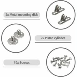 GP 2PCS Vérins à Gaz 80N Verin Meuble Hydraulique Ressort Amortisseurs à Gaz D'origine Porte Armoire De Cuisine Bras Pneumatique Pour Levage De Porte Armoire Meuble Cuisine Amortisseur Charniè -Fispool Magasin 99639908 4