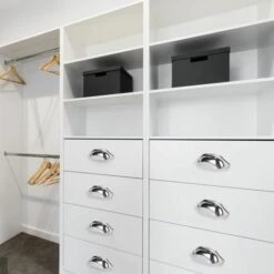 Lot De 10 Poignée Bouton De Porte 98mm Décoration Pour Meuble Tiroir - Argent -Fispool Magasin 99809779 3